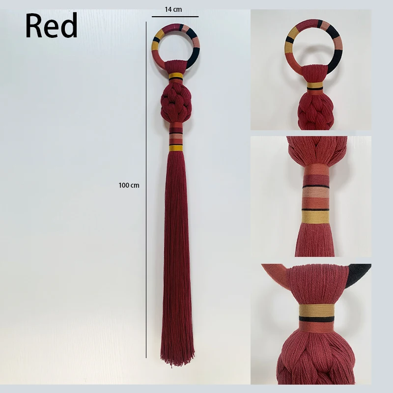 #￥square Knot Thick Rope Wall Decor Boho Style for Makramee Wanddekoration Aus Baumwolle Easy Installation