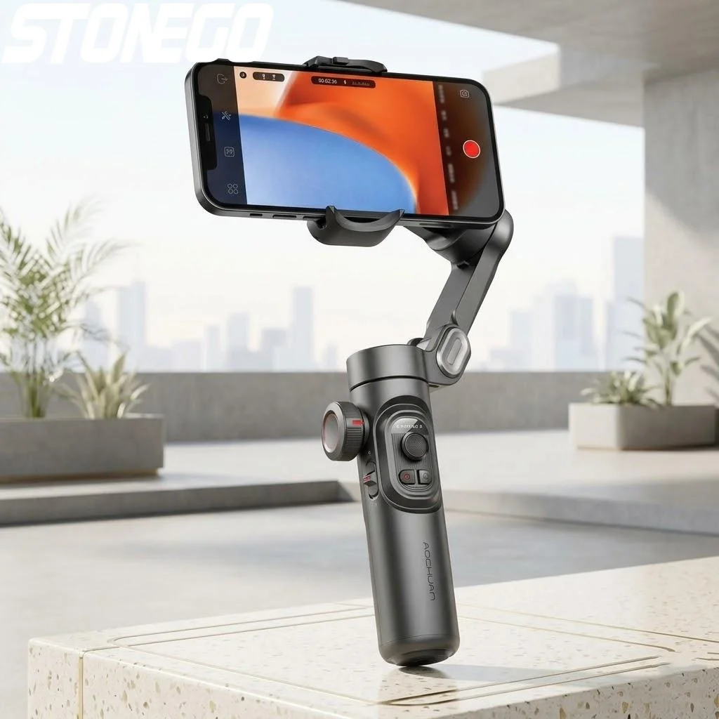 

3 Axis Phone Gimbal Stabilizer Handheld Anti Shake Balance Selfie Stick Face Tracking Shooting Vlog Video Smooth Camera Mount