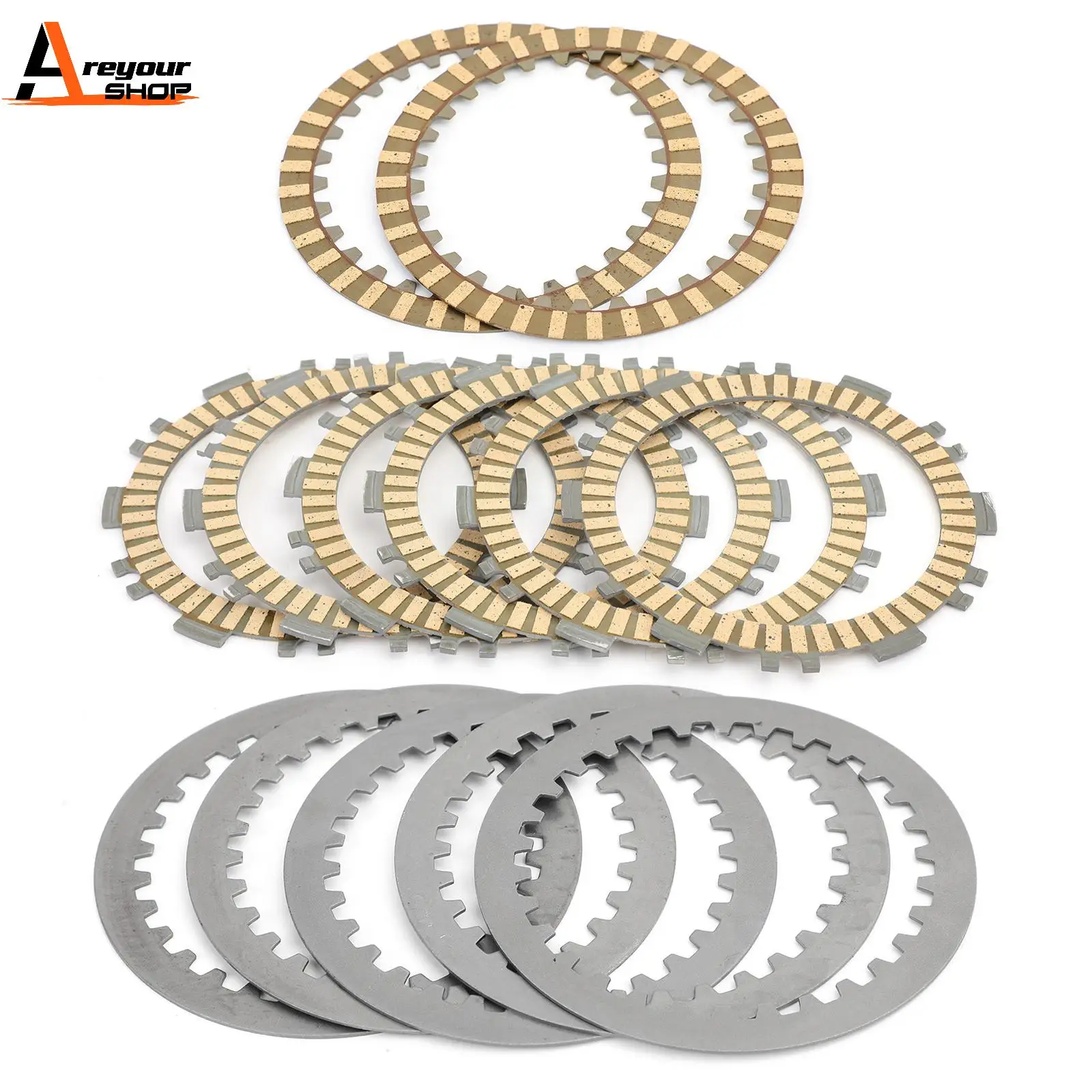 Areyourshop for Yamaha XP500 T-MAX Tmax 500 2012-2017 T-MAX 530 ABS XP530 T-MAX DX Clutch Kit Steel Friction Plates 59C-16321-00