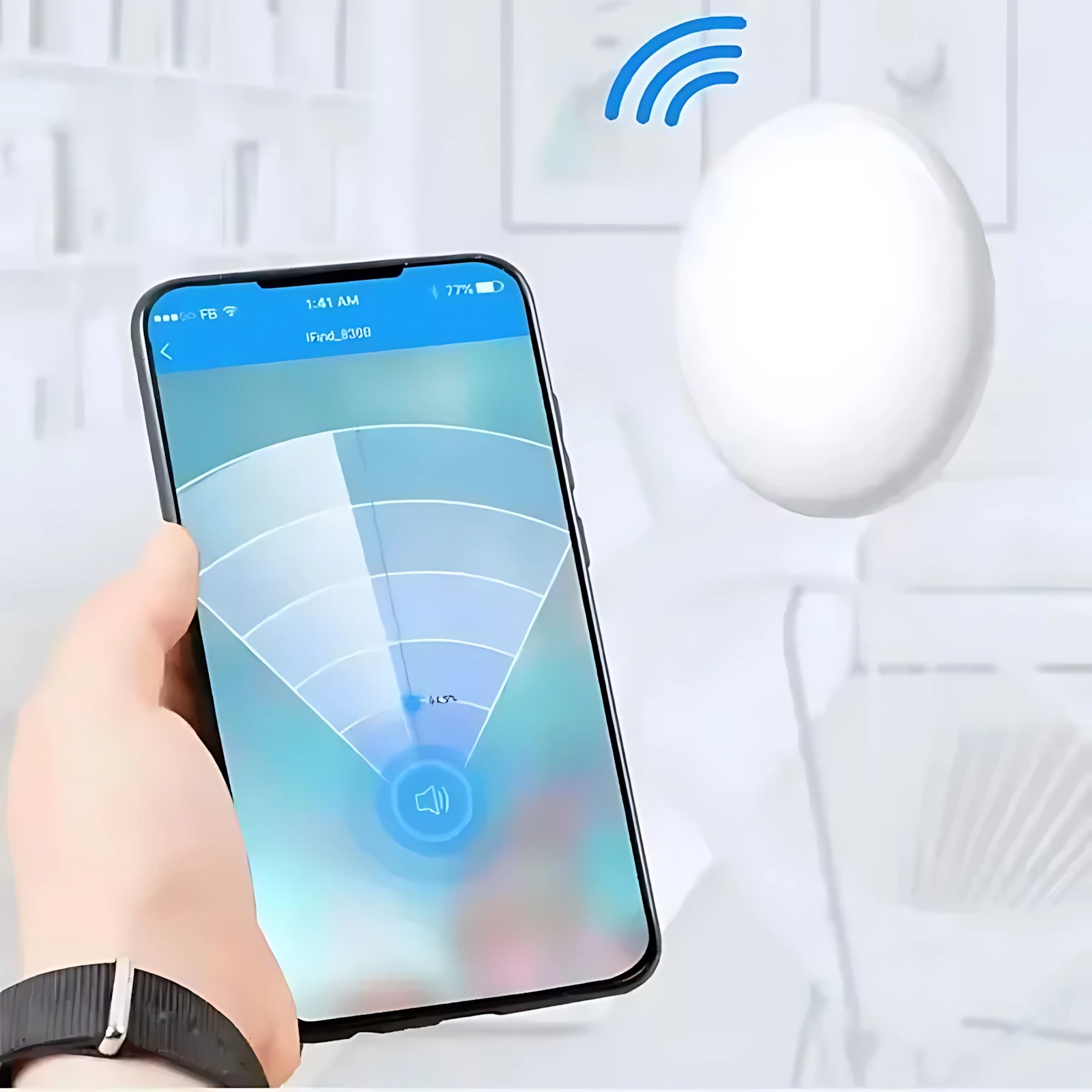 Smart Bluetooth GPS Anti - lose Tracker Sound locate msg reminder alarm For keys wallets kids pets APP tracking on iOS & Android