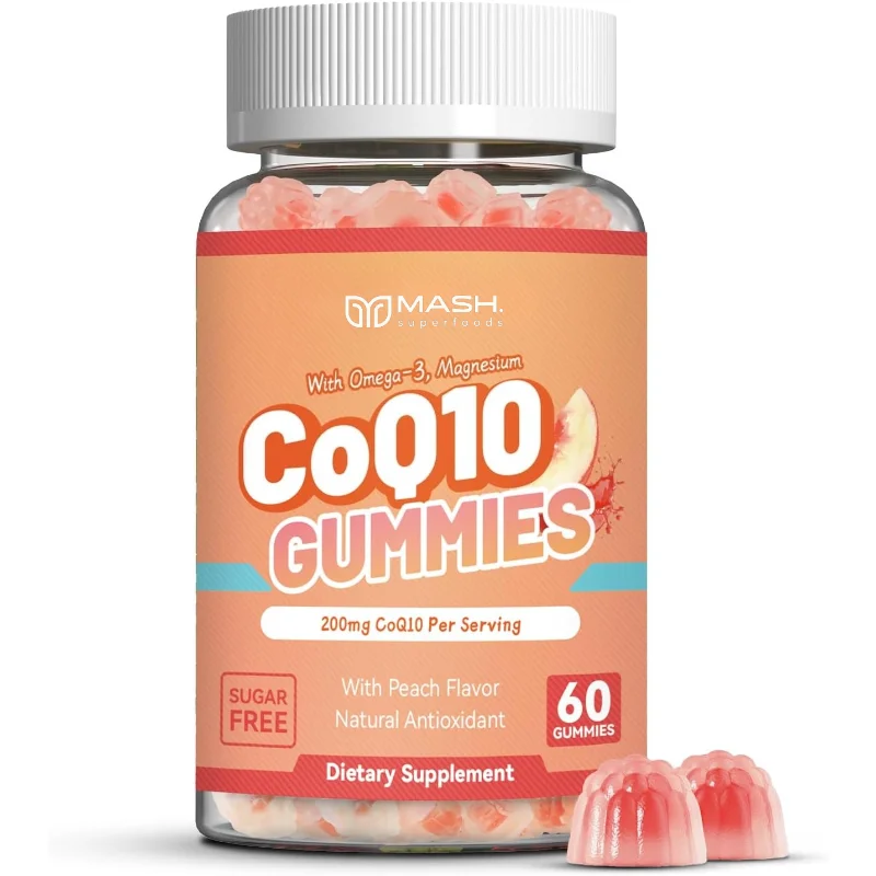 Coq10 200mg Contains 10mg of Vitamin E and Is A Highly Efficient Coenzyme Q10 Supplement That Supports Antioxidant Activity