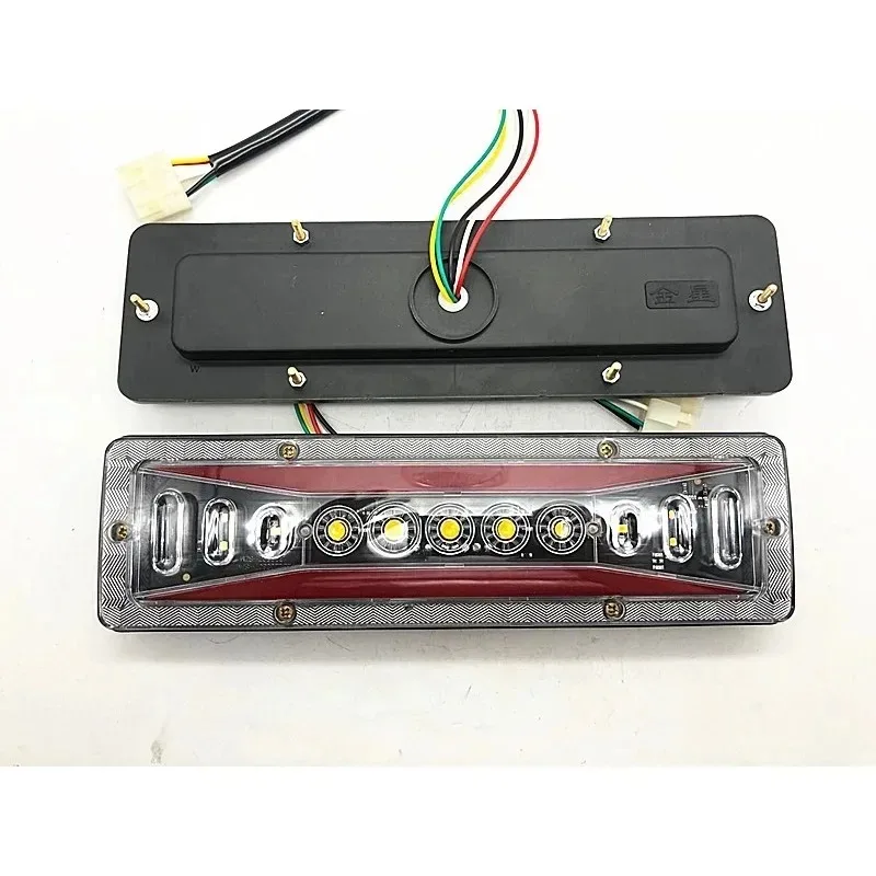 

For Boat Vehicles Lorry Rear Light Bus Campers Tractor Car Trailer Truck Tail Lights 12V Turn Signal Reverse Brake LED Lamp 2pcs