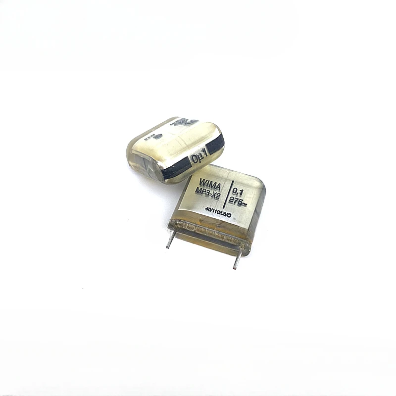 2PCS/5PCS/20PCS/Lot WIMA MP3-X2 0.1UF 275VAC 275vAC0.1UF foil film capacitor 275V 100nF 275VAC104 104 Foot distance 15MM