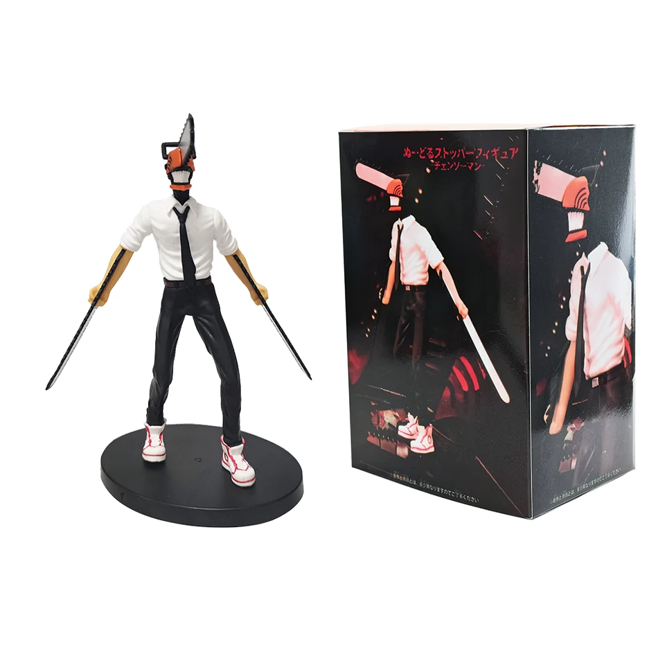 14/17cm Chainsaw Man Anime Figuur Power/Denji Actiefiguur PVC Chainsaw Man Noodle Stopper Beeldje Volwassen Collectie Model Speelgoed