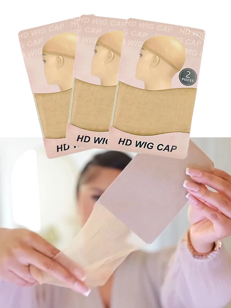 

Невидимая шапочка для парика HD для парика спереди, 4/10 шт., прозрачная шапочка для парика, чулок, шапочки для парика для женщин, тонкая невидимая шапочка для парика