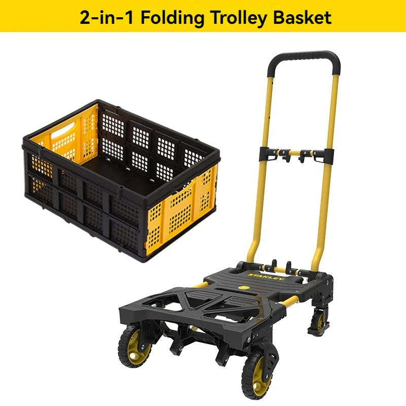 Handcart Climbing Stairs Toolbox Cart Mobile Tools Maintenance Storage Rack Small Cart Express Pulling Cart