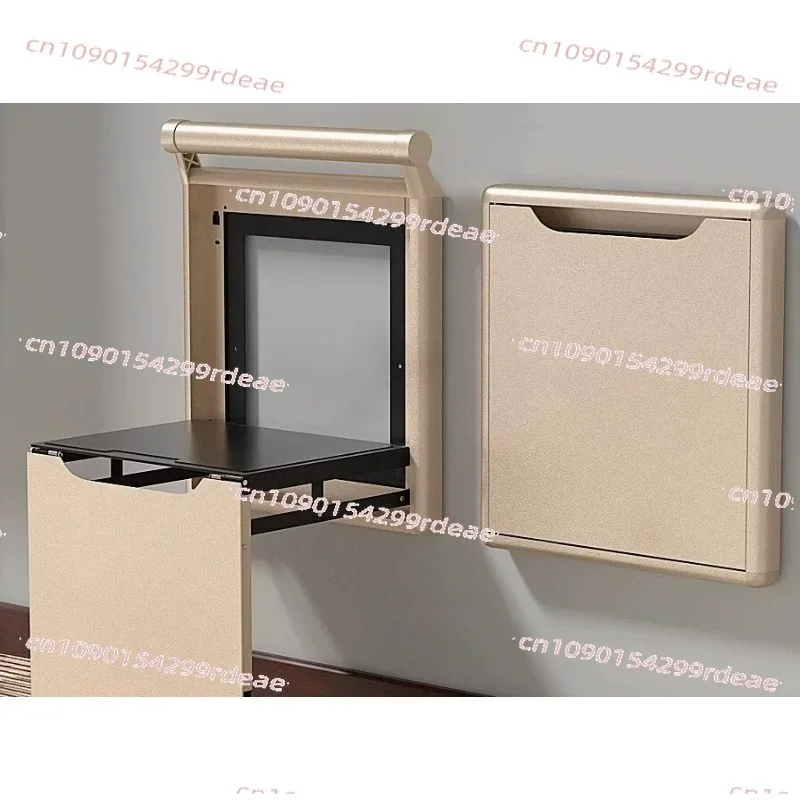 Folding shoe changing stool wall-mounted wall-mounted household invisible folding