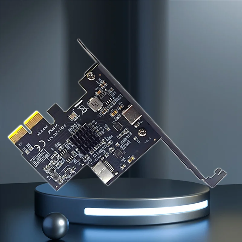 

GW-PCI-Express X2 к Type-E + Type-C Карта расширения USB3.2 GEN2 10 Гбит/с ASM3142 Чип Адаптер PCI-E к USB-C для настольных ПК
