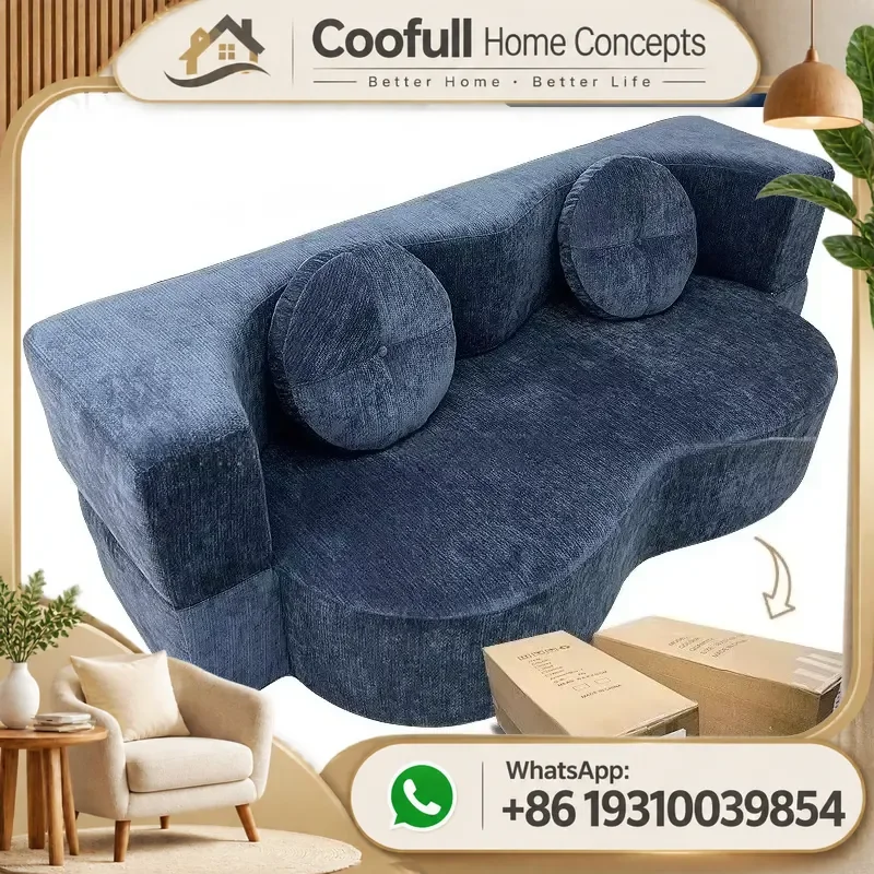 Nordic Modern Sofa Bed Minimalist Compressed Foldable Couch For Living Room Bedroom Lounge Vacuum Pack Space Saving Furniture