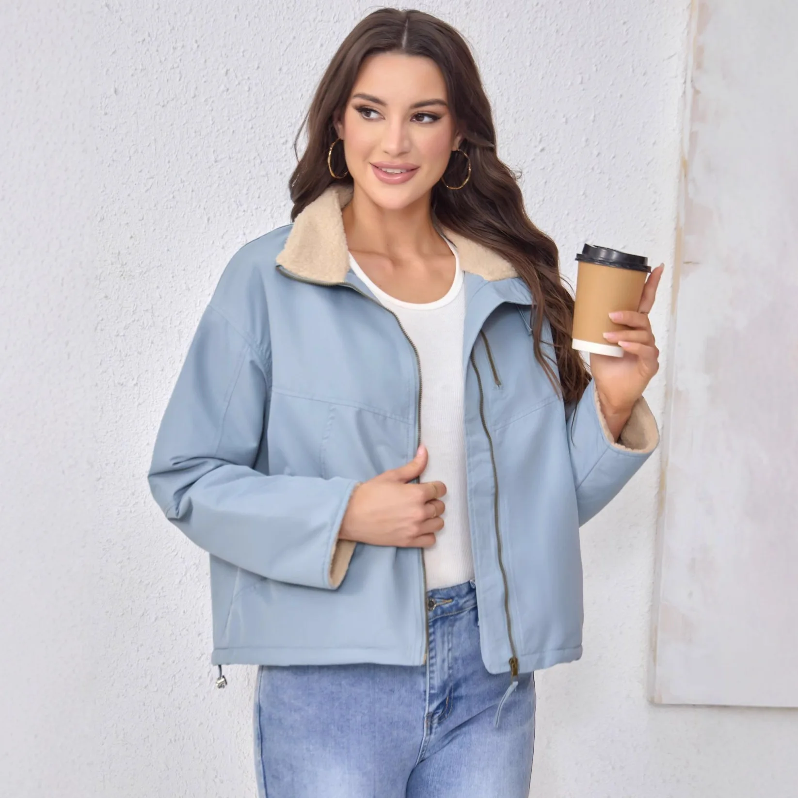 Winter New Fashion Women's Solid Color Simple Basic Casual Trendy Stand Collar Quilted Jackets Female Clothes Coats Parkas Tops