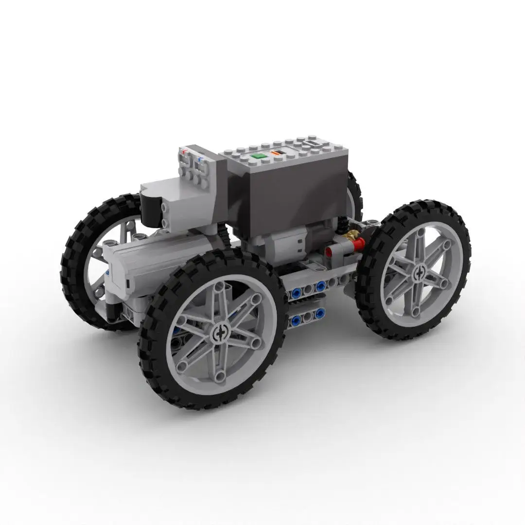 

Технологичный конструктор автомобиля 4x4 с мотором, развивающая игрушка-головоломка, кирпичики MOC, STEM-образование, подарок для мальчиков