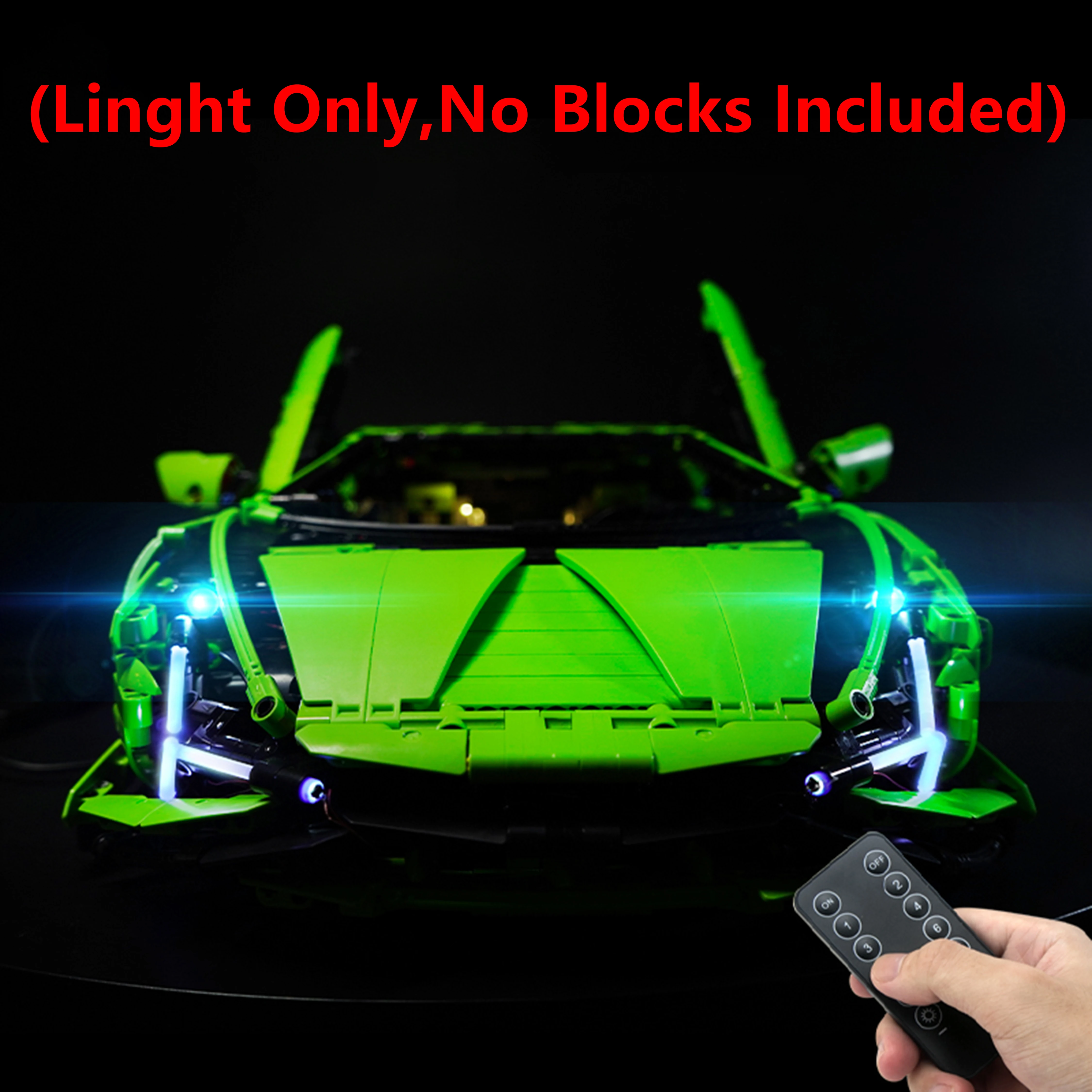 

DIY LED Lighting Kit for 42115 Racing Car Building Blocks Remote Control Display Lights Only Perfect Gift for Collectors