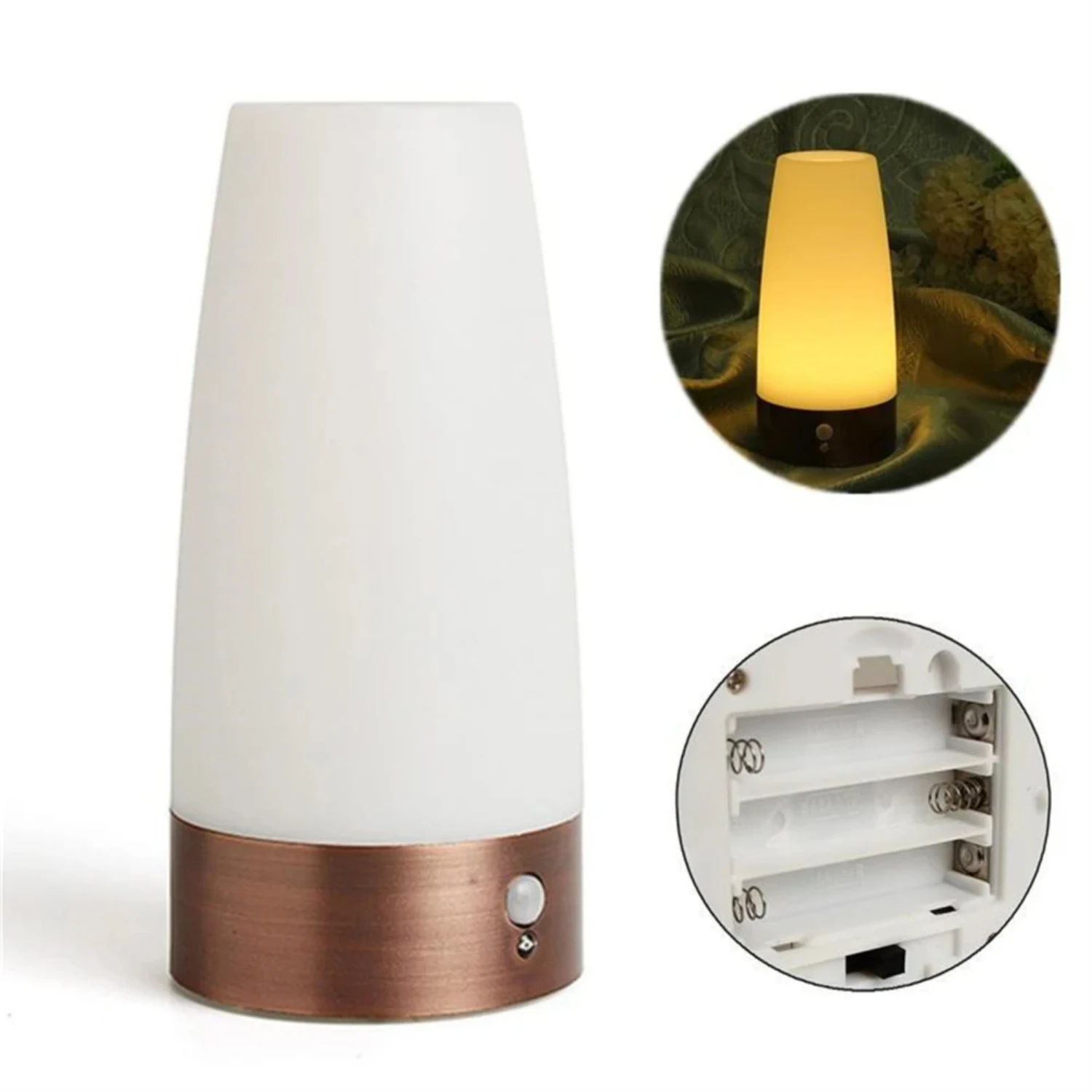 Sophisticated and Elegant LED Night Light - Perfect for Adding Warmth to Your Home Decor. Illuminate any room with this stylish 