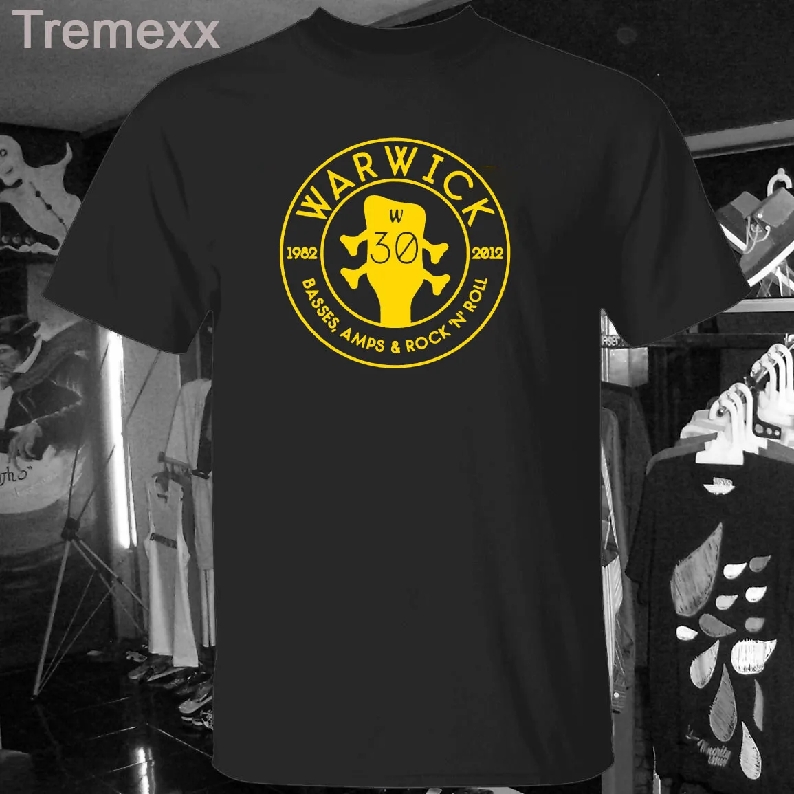 Nueva camiseta unisex con logotipo de Warwick Bass Guitars, divertida, hecha en EE. UU., de S a 5XL