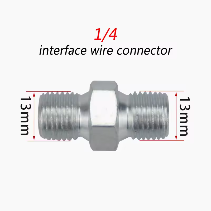 Blue Double layer Braided Spray Pipe 5800PSI 1/4 inch 0.5M-13M Super strong Airless Spray Nozzle Spare Parts Connection Pipe - Image 5
