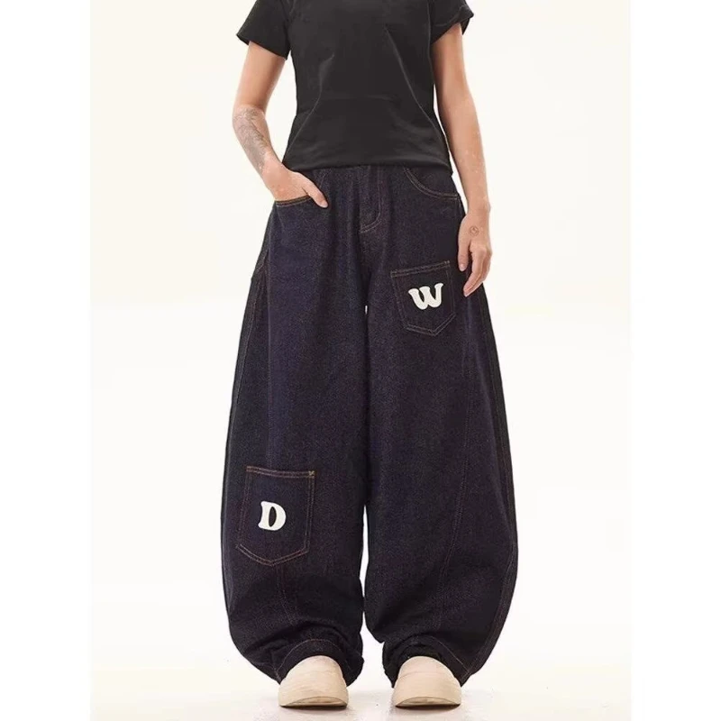 

Мужские свободные широкие брюки с буквенным принтом в пол, топ, короткая одежда Y2k, мужские куртки со стразами, японские шорты Y2k 2000-х годов