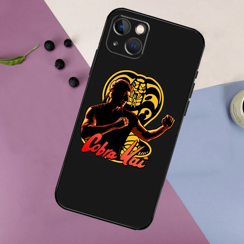 Cobra Kai Snake Phone Case For iPhone 11 12 13 14 16 15 Pro Max Mini 7 8 Plus X XR XS Max Bumper Cases Cover