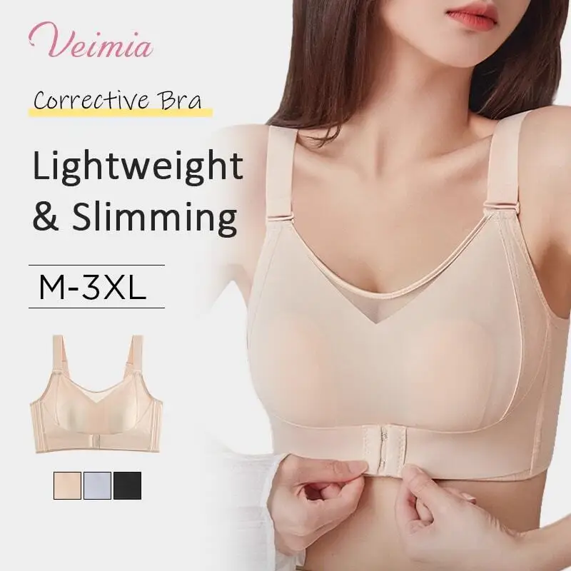 Veimia Lift bra Corrective AntiSagging Bra show breasts Summer Traceless Smaller bra