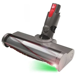 Vacuum Head For Dyson V7 V8 V10 V11 V15 Cordless Vacuum Cleaner With Green Dust Detector Light For Hard Floor & Carpet