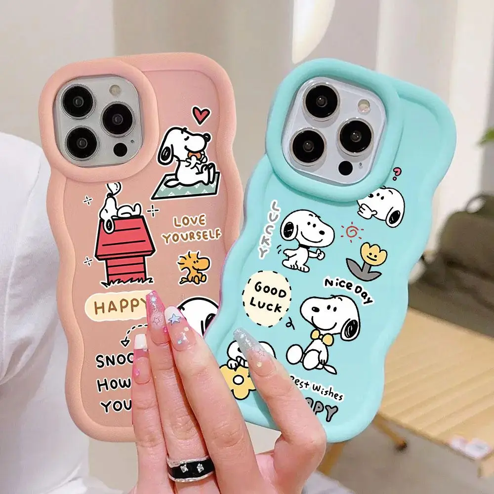 Candy Color Snoopy Cute Case for Huawai Honor X9A X8A X7A X9B X8B X7B X8 X6 90 Lite 5G Nova 3i Y70 P40 Lite Y9 Prime 2019 Cover