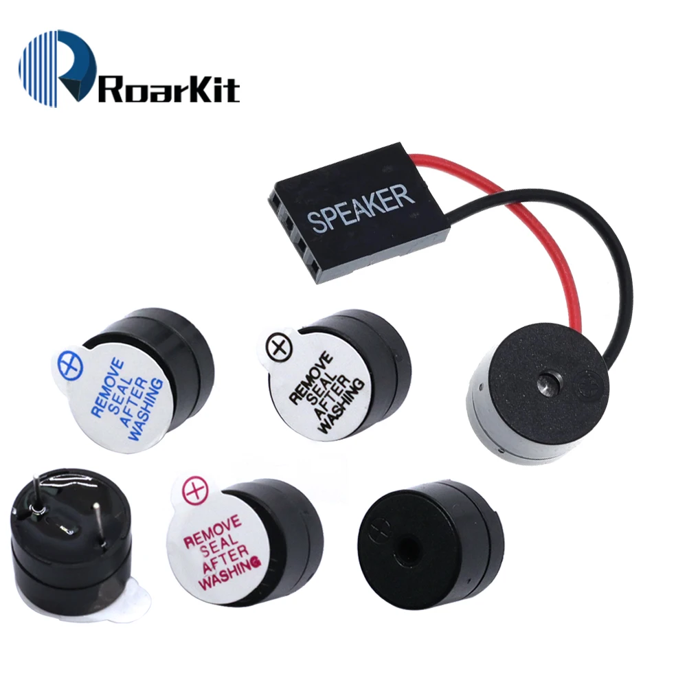 10PCS Active Buzzer 3V/5V/12V/16R TMB12A03 TMB12A05 TMB12A12 Magnetic Long Continous Beep Tone 12095 12*9.5mm Mini Plug Speaker