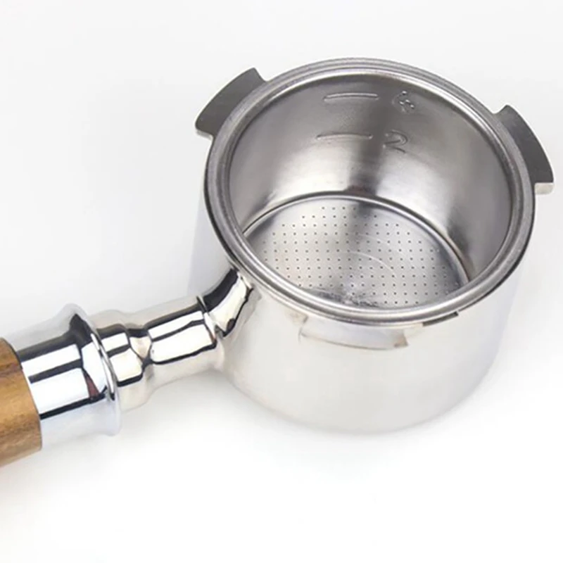 Delonghi 필터용 커피 바텀리스 포타필터, 51mm 교체 필터 바구니 세트, 커피 액세서리, 3 개