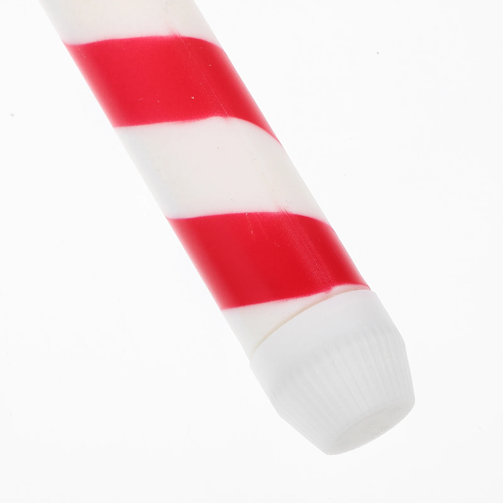 Velas cónicas sin llama, piruleta LED blanca intermitente para fiesta, decoración del hogar, velas operadas con Raya Roja, iluminación LED, 6 uds.