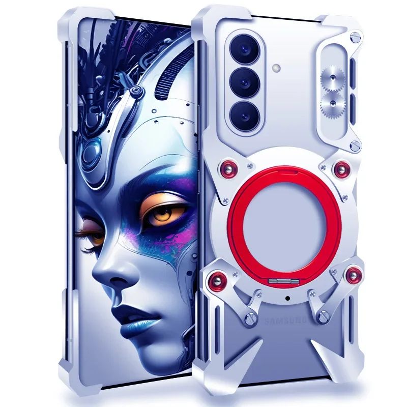 

Luxury Thor Heavy Duty Armor Metal Aluminum Phone Case For Samsung Galaxy S25 S24 S23 S26 Ultra Back Fundas Coques Bumper Cover