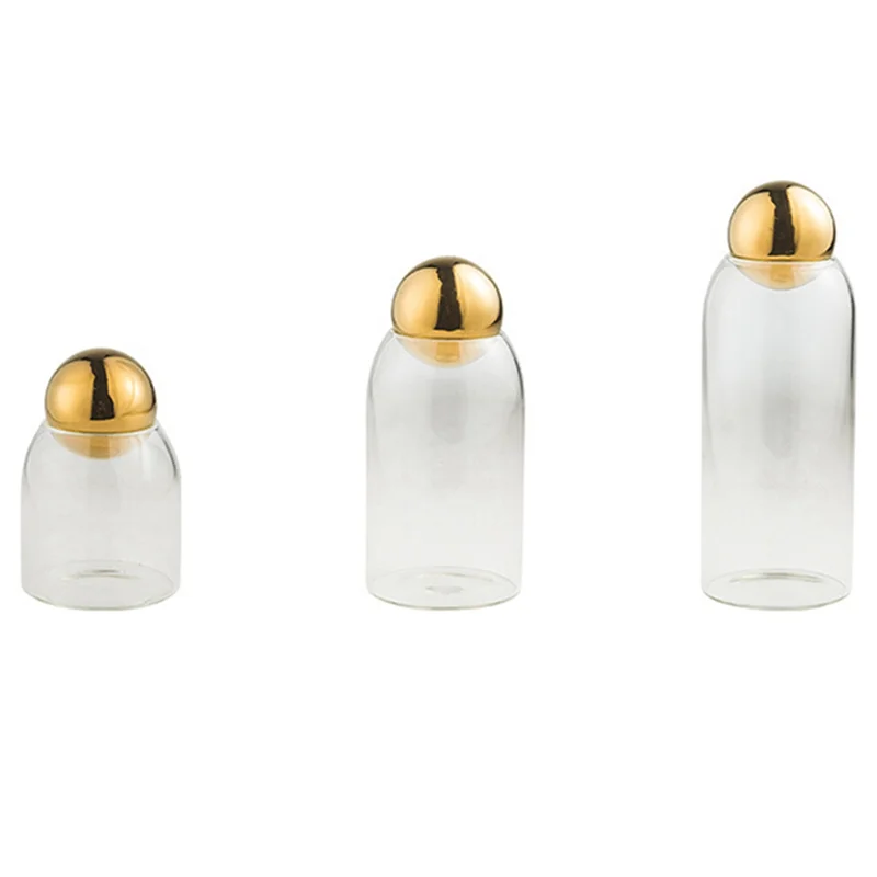 

CQMF-Sealed Jars Home Use Storage Waterproof Storage Jars Coffee, Tea, Candy Glass Sealed Jars