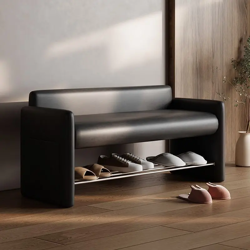 LTT Italian high-end household long stool, shoe changing stool at the door, bedroom end stool
