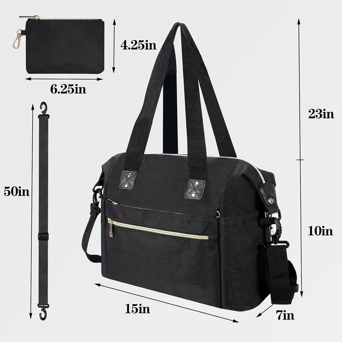 حقيبة حمل الحفاضات ذات سعة كبيرة مقاومة للماء مع صندوق الحلمة لتوصيل المستشفى وحقيبة يد للأم أثناء السفر