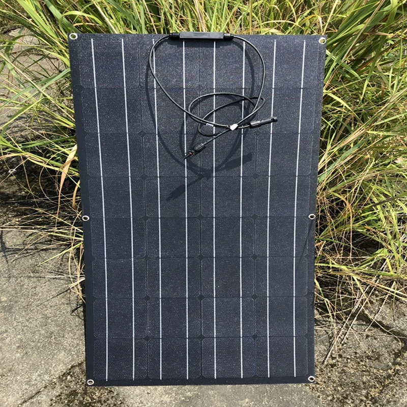 

Portable Flexible Solar Panel Etfe 100W 100 Watt 18V 12V Solar Battery Charger Camp Caravan Car Camping Motorhome Boat Yacht