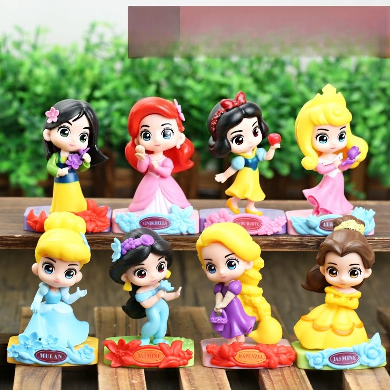 

Disney cartoon blind box Disney classic princess garden dream series figure girl gift toy doll car ornaments