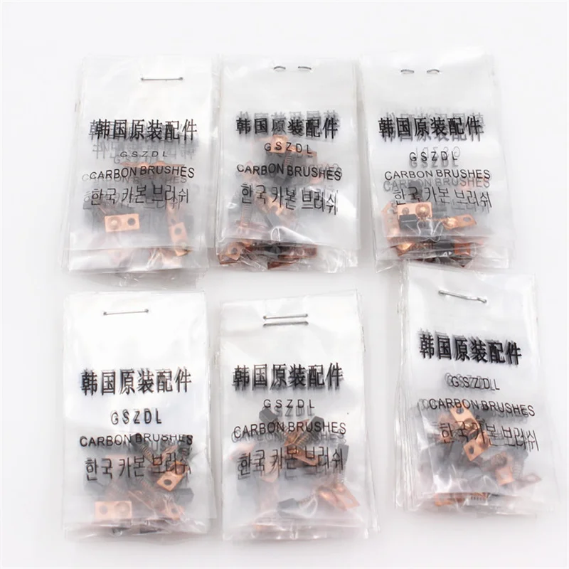 10pcs Electric Motor Carbon Brushes Replace For/Saeyang Series Dental Grinding Machine Micromotor Handpiece 3*3*4mm