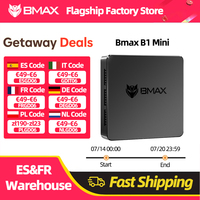 Bmax Mini Pc B1 Mini Windows11Pro 8Gb Ram 128Gb Rom N4000 Micro Desktop Computer Dual- Band Wifi Mini Pc