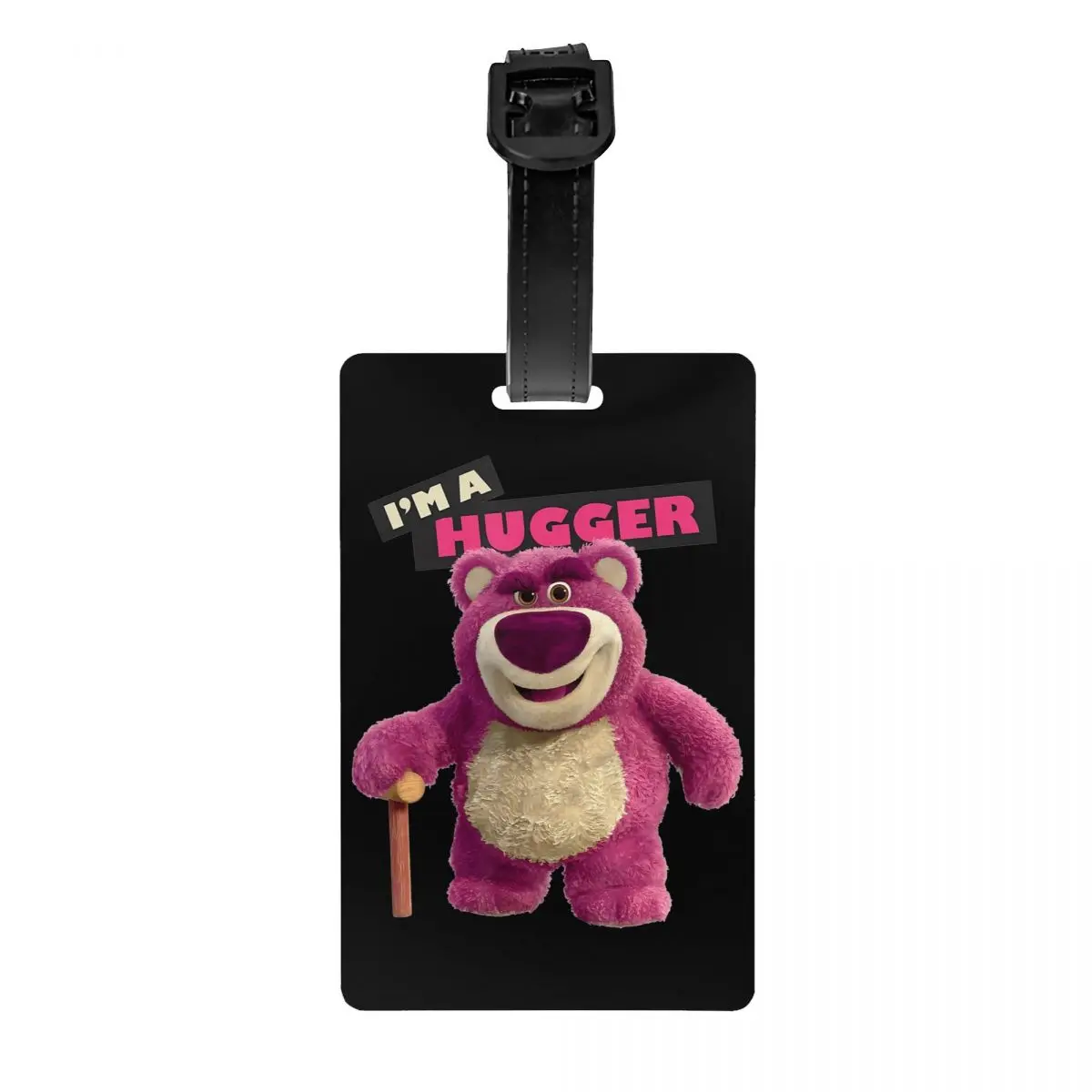 Toy Story Kids Movies Lotso Luggage Tags Accessories PVC Holder Baggage Boarding Tags Holder Tag Name ID Baggage Name Tags Gift