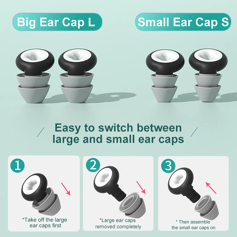 1 Pair Earplugs For Sleeping Noise Reduction Swimming Ear Plugs Waterproof Oordopjes Protection Tapones Para Dormir Ear Plug