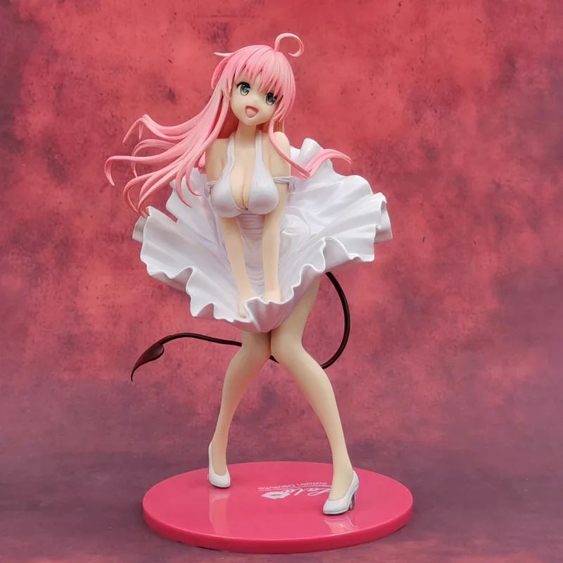 24CM TO LOVE Ru Darkness Lala Satalin Deviluke Frock Style Anime Figures Collectible Model Toys Ornaments Desktop