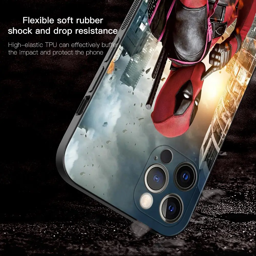 Phone Case For Apple iPhone 14 13 12 11 Pro Max 13 12 Mini 8 Plus XS Max XR X Coque Marvel Deadpool