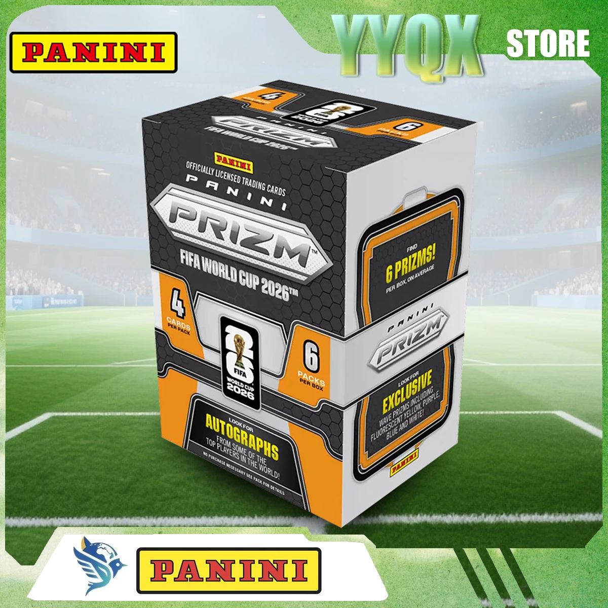 Panini 2026 NEW Prizm FIFA World Cup Trading Card Collection Periphery Surprise Gift Toy Boy Rare Ornament Decoration Orange