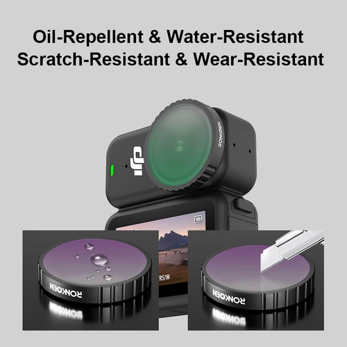 Imagen 2 del producto Ronkoen para Dji Osmo Nano filtros CPL filtros UV ND8 ND16 ND32 ND64 niebla negra suave ND32PL lente protectora accesorios de cámara
