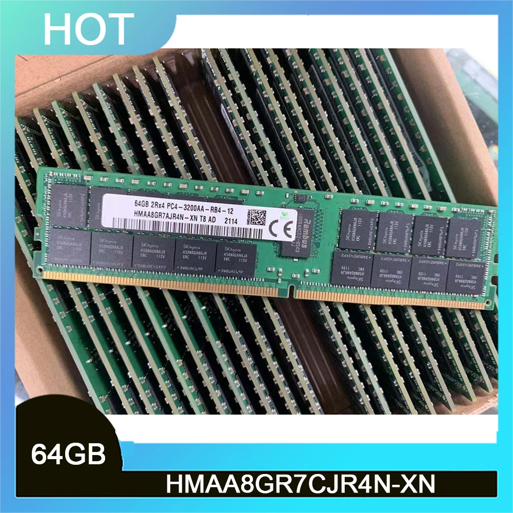 

For SK Hynix RAM 64GB 64G HMAA8GR7CJR4N-XN DDR4 3200 ECC REG PC4-3200AA RDIMM Server Memory High Quality Fast Ship