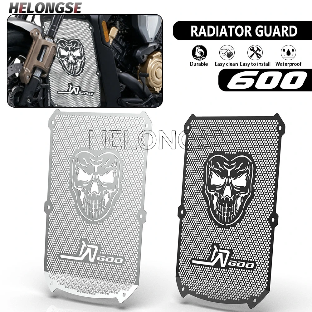 

HELONGSE For QJMOTOR SRV 600 Flash 600 2024 2025 2026 SRV600 Accessories Radiator Guard Engine Cooler Grille Protection Cover