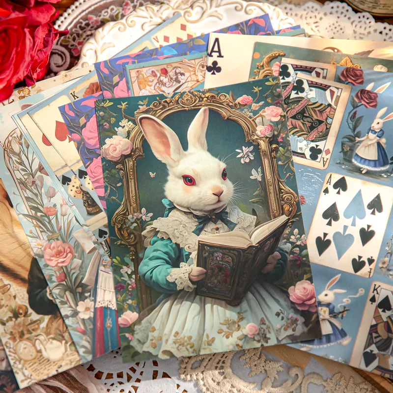 Mr. Paper, 4 Styles, Retro Material Paper, Mixed Style Material Paper,DIY Handmade Decoration Primer Paper