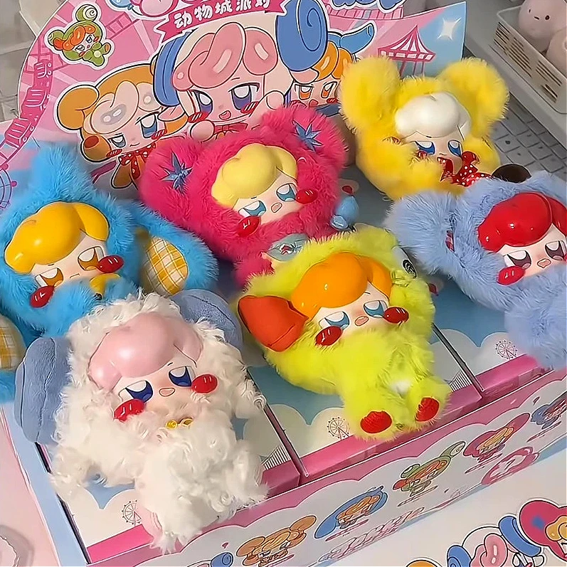 

Серия Jokki Animal City Party: Коллекционные плюшевые брелоки-сюрпризы Softopia из винила, игрушки-сюрпризы, изысканные подарки