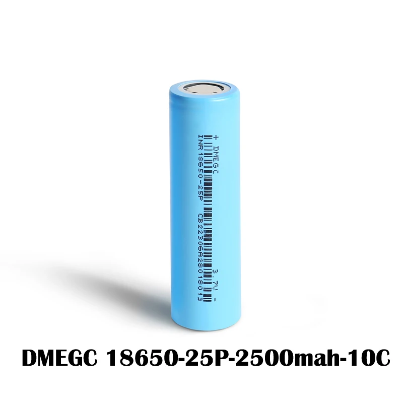 Original DMEGC INR18650-25P 25P 18650 Battery 2500mah 10C Max 15C Discharge Rechargable Lithium Batteries for Battery Packing