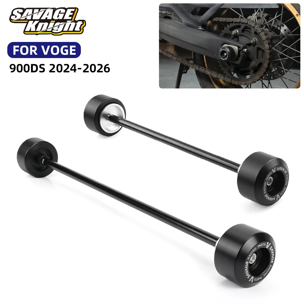 

Защитные слайдеры для передней вилки и оси колеса мотоцикла Voge 900DS 2024 2025 2026, а также защита шпинделя заднего маятника DS900 от падений