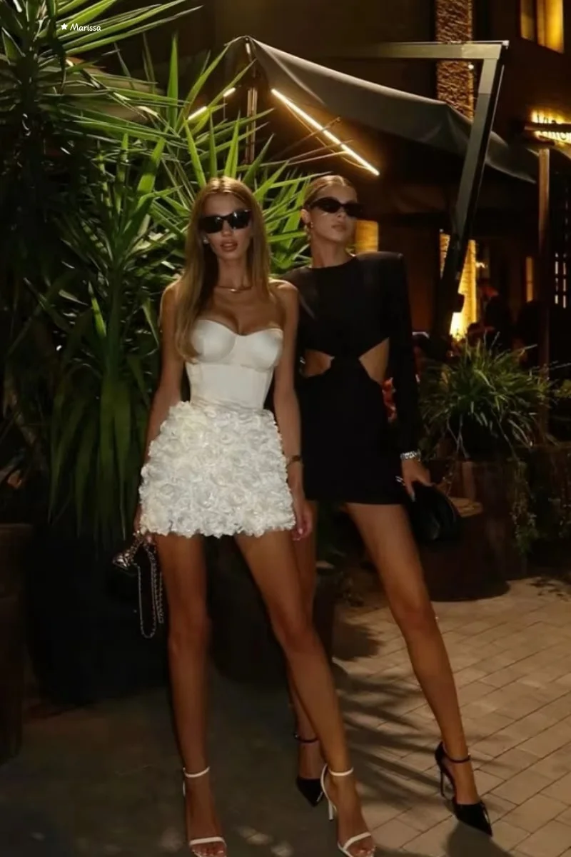 Marissa Custom Made Evening Dresses Woman Elegant Party Dresses for Women Luxury Tight Skirt Cascading Women's Prom Dress 2025