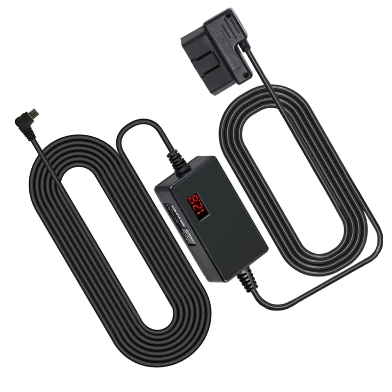 Cable alimentación OBD para cámara salpicadero, adaptador OBD a USB/USB C, Cable carga, envío directo