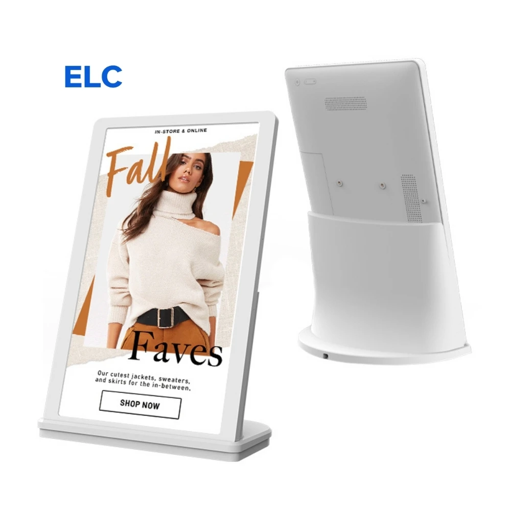 Rak Display NW1495T Semua Di Tablet PC Dengan Stand Rk3588 Android 13 Untuk Pusat Perbelanjaan Menu Restoran